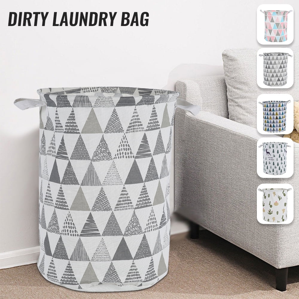 Foldable Laundry Basket Dirty Clothes Storage Bag Hamper Washing Bin Bathroom US 