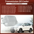 thumbnail image 4 of Unique Bargains Engine Oil Cooler No.31237AA100 for Subaru Ascent 2.4L 2019-2025 Transmission Oil Cooler Trans Cooler Aluminum Alloy Silver Tone 1 Pcs, 4 of 8