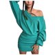 thumbnail image 1 of Vestido de manga larga Gibobby Vestido Suelto Cuello en V Mujer Manga Larga, 1 of 4