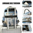 thumbnail image 4 of Horse Wings Clouds Sky Travel Laptop Backpack Casual Daypack Lightweight Bookbag Compartment for Business, 4 of 7