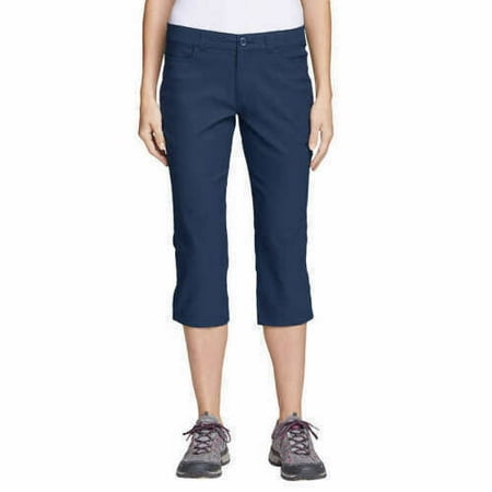 Eddie Bauer Women's Tech Capri Pants 1669561 (8, Blue)