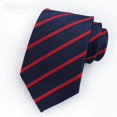 thumbnail image 1 of XYCCA Cravate Classique Jacquard à Rayures pour Hommes Cravate de Soirée Formelle, 1 of 2