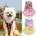 thumbnail image 1 of Cheers.US Dog clothes in spring and summer, cats, Korean clothes, pet supplies, small and medium sized dogs, flower dresses, Teddy wedding dresses, 1 of 1