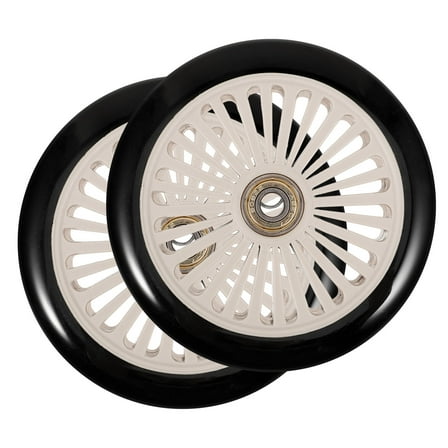 SEWACC 2Pcs Replacement Scooter Wheels for Electric Vehicle Enthusiasts Quiet Operation