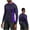 Purple, variant on Ranked BJJ Rash Guard for Men Long Sleeve - Blue, Medium
