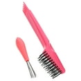 thumbnail image 1 of HAMPPLIES 1Set Hair Brush Cleaning Tool Pink Comb Cleaner for Removing Hair Effortlessly, 1 of 8