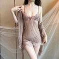 thumbnail image 1 of Conjunto de tres piezas de ropa interior sexy de estilo europeo y americano de talla grande, conjunto de falda de tul de encaje sexy, 1 of 5