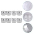 thumbnail image 5 of Monyance Glass Jars 8 Pcs Frosted Glass Cream Jars Sub-packing Cosmetics Containers Sample Jars(1.85X1.85X1.26Inches), 5 of 10