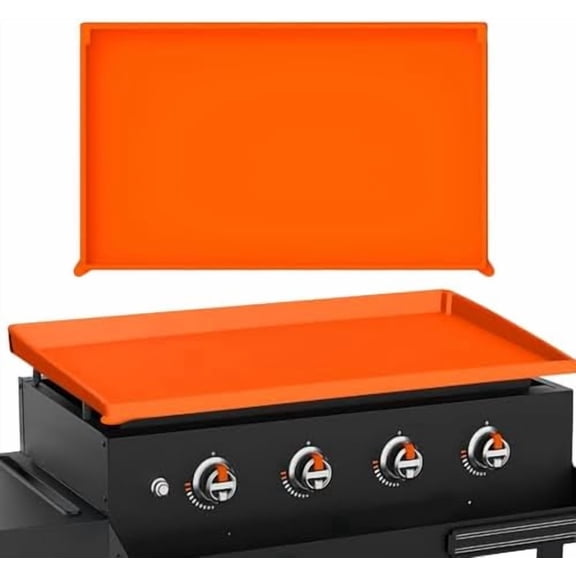 17" Blackstone Silicone Griddle Cover and Blackstone Griddle Accessories | Comprehensive Protection | Thick & Durable | Reusable & Premium Food-Grade Silicone Grill Mat | from Dirt & Rust
