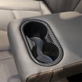 thumbnail image 5 of Car Rear Back Seat Water Cup Holder Panel Trim Frame For 2024+ Car Interior Accessories A, 5 of 5
