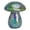 Blue, variant on Plow & Hearth Glass Mosaic Mushroom Lawn Ornament Red