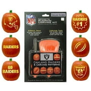 Oakland Raiders Pumpkin Carving Set - No Size
