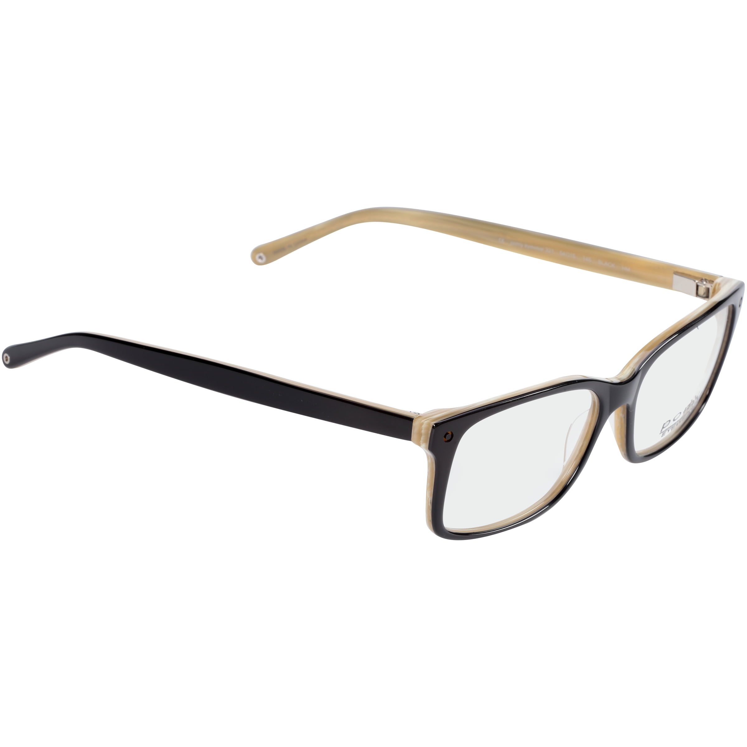 Pomy Eyewear Rxable Eyeglass Frames 321 Black