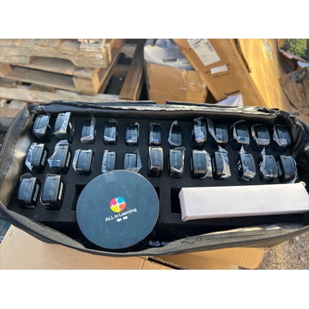 All In Learning classroom Response system with 26 Remote Clickers Case, Receiver