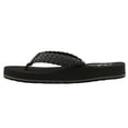 thumbnail image 3 of COBIAN Adult Female Braided Bounce Flip Flop Sandals, Color: Black, Size: 11, 3 of 6