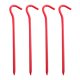 thumbnail image 1 of cámping Clavijas de tienda con ganchos Estacas de jardín Clavo de tierra para toldo Canopy Red 4pcs Barbie Nuevos Originales, 1 of 9