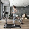 thumbnail image 4 of Gymax Tapis Roulant Pliant 1100W Électrique Motorisé Course Jogging Marche, 4 of 10