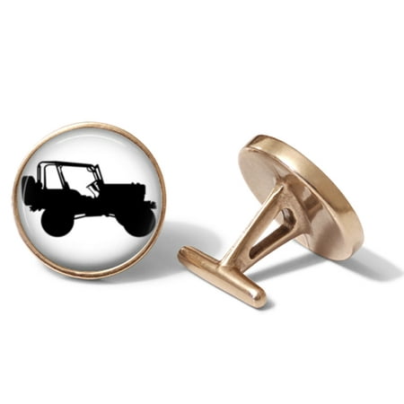 UTV Cufflinks Utility Vehicle Cuff Links (Solid Bronze)