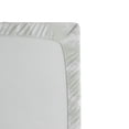 thumbnail image 2 of Ambesonne Abstract Fitted Sheet, Sketchy Palm Jungle, Twin XL Size, Green and White, 2 of 2