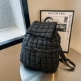 thumbnail image 2 of LHSHIDU Backpack for Women - Trendy Drawstring Puffy Backpack (Black), 2 of 7