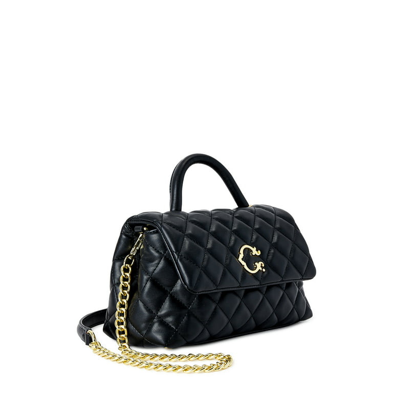 CHANEL Caviar Coco Top Handle Medium Flap Bag