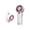 Pink, variant on Foldable Clip On Fan, Umbrella Mounted Cooling Device, USB Rechargeable Portable Airflow, Hands Free Travel Cooling Fan, Adjustable Speed Compact Design, Outdoor Camping Use