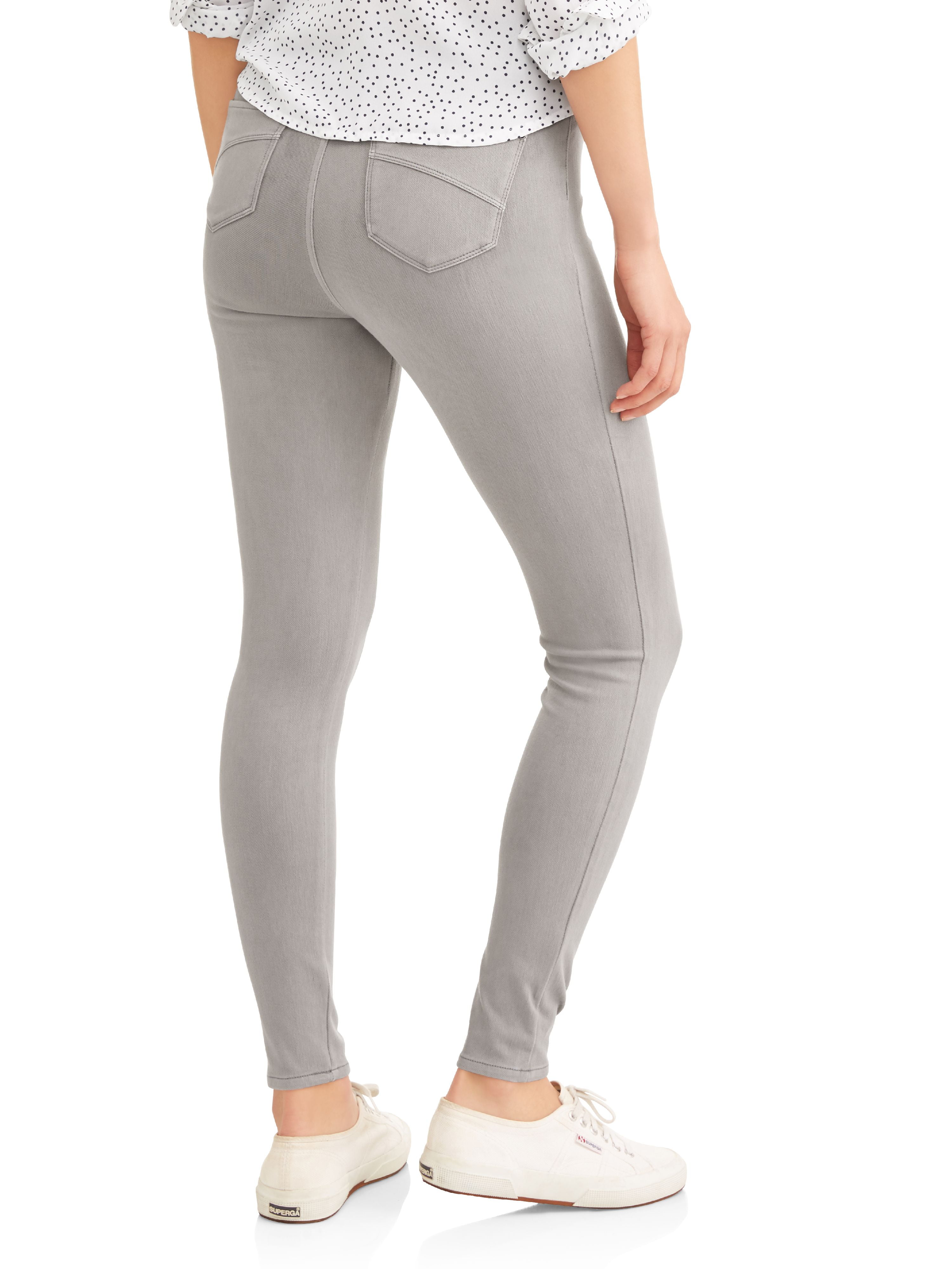 time and tru women's full length soft knit color jegging