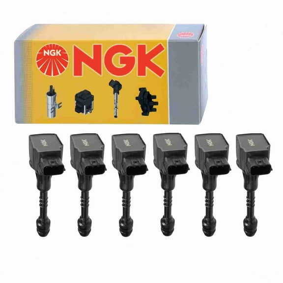 6 pc NGK 49008 Ignition Coils for 1415105 1415105H 178-8306 22433-6N015 22448-6N011 22448-6N015 2505-204772 36-8080 673-4020 673-4024 E1048 E381 GN10245 IC481 IC481SB IC628 IGC0010 UF-351 UF-548