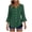 Summer Tops for Women Army Green, variant on Womens Flowy Swing Summer Tops, Flare 3/4 Sleeve Shirt for Women Casual Ruffle V Neck Button Down Dressy Blouses Mothers&nbsp;Day&nbsp;Gifts