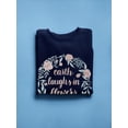 thumbnail image 3 of Earth Laughs In Flowers Sweatshirt Women -Grace Popp Designs, Female 3X-Large, 3 of 4