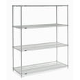 thumbnail image 2 of Nexel Industries 18608C 18 x 60 x 86 in. Plate Starter Shelf Unit, Chrome, 2 of 4