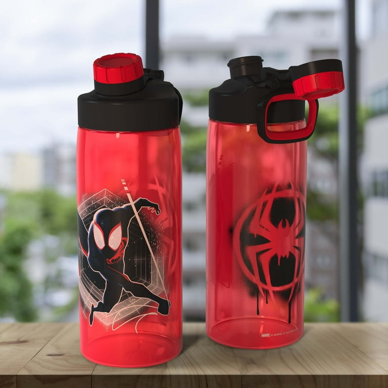 Zak Designs 27oz Marvel 18/8 Single Wall Stainless Steel Water Bottle with  Flip-up Straw and Locking…See more Zak Designs 27oz Marvel 18/8 Single Wall