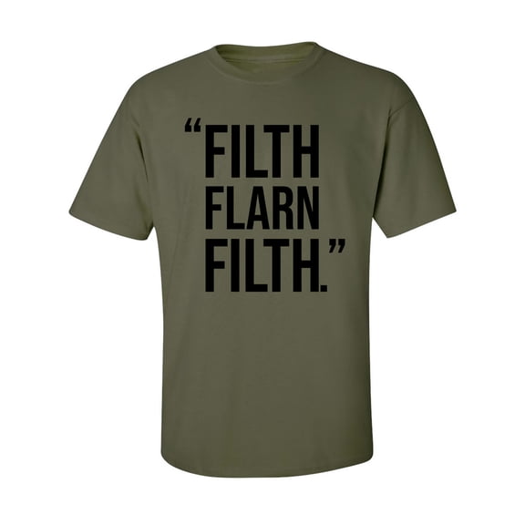 FILTH FLARN FILTH Adult Short Sleeve T-shirt