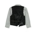 thumbnail image 2 of Kids World Boys' 4-Piece Vest Set - black, 16 (Big Boys), 2 of 4