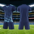 thumbnail image 2 of Boys Outfits Training Graphic Print Short Sleeve Crew Neck T-Shirt Top And Shorts 2 Piece Sports Baby Boys' Clothing Sets, 2 of 4