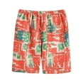 thumbnail image 3 of IROINNID Men's Summer Quick Dry Casual Drawstring Lightweight Beach Bermuda Shorts, 3 of 3