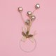 thumbnail image 5 of Adornos de campanas de Navidad, diseño de anillo colgante de hierro, colgante, decoración del árbol de Navidad, accesorios decorativos para el hogar, puertas, ventanas, jardín, patio (dorado), 5 of 7