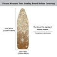 thumbnail image 5 of HELLHERO Extra Thick Ironing Board Cover and Pad, 15x54 Ironing Board Cover, Resist Scorching and Staining,Elastic Edges, Glitter, 5 of 5