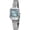 Light Blue, variant on Silver Watches for Women with Vintage Rectangular Case Roman Dial, Ladies Quartz Wrist Watch, Stainless Steel, Adjustment Tool Included, Waterproof