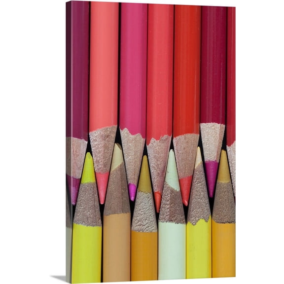 Great BIG Canvas | "Colored Pencils IV" Canvas Wall Art - 16x24