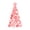 Red, variant on Vinyl Wall Art Decal - Circles and Stars Christmas Tree - 36" x 20" - Seasonal Holiday Decor Sticker - Indoor Outdoor Home Office Wall Door Window Bedroom Workplace Decals (36" x 20", Green)