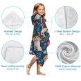 thumbnail image 7 of Beagle Dog Dog and Pioneer Flower Hooded Bath Towel，50"x30" for Ages 3 To 12 Kids, Quick Dry Lightweight Soft Microfiber Hood Beach Towel Cover Up for Kids, 7 of 7