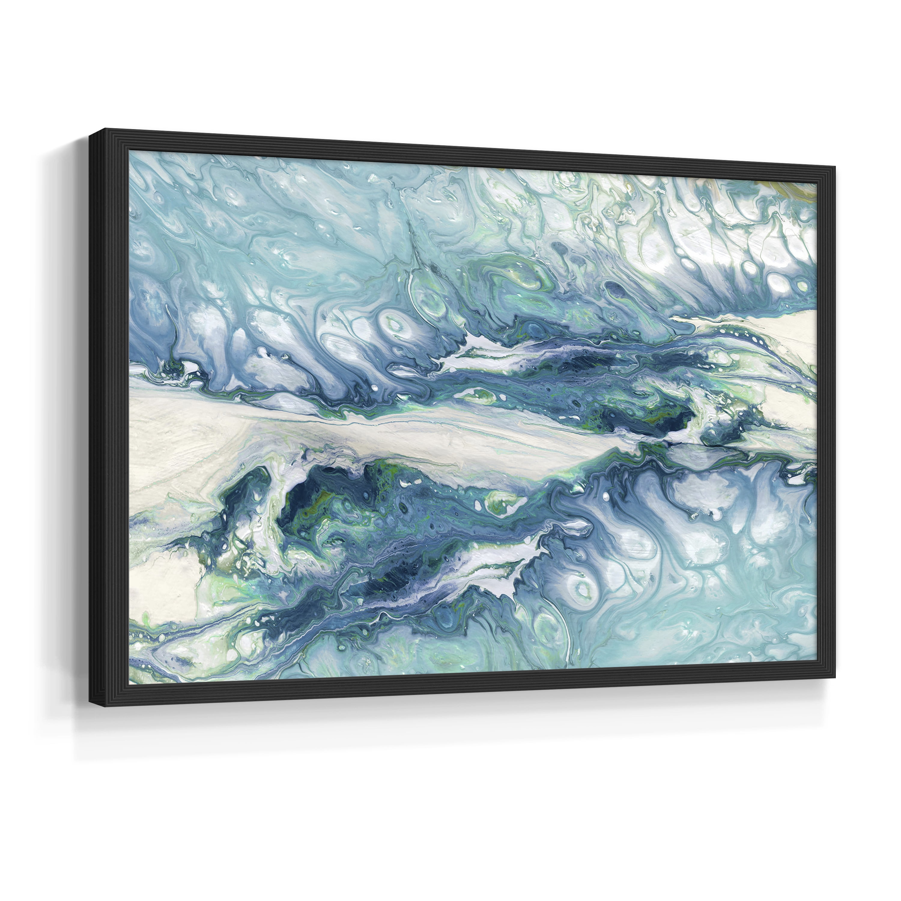 Marble Montage by Carol Robinson - Restickable Framed Giclée Print