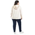 thumbnail image 3 of Sudadera efecto jaspeado Roman Fashion Talla Extra 654 Durazno naranja claro, 3 of 5