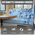 thumbnail image 4 of HELLHERO Camper Cushion Covers Comfortable, Compatible with RV Dinette Booth, RV Dining Chair Seat Covers Fit for Booth Seats Sofa, 4 of 8