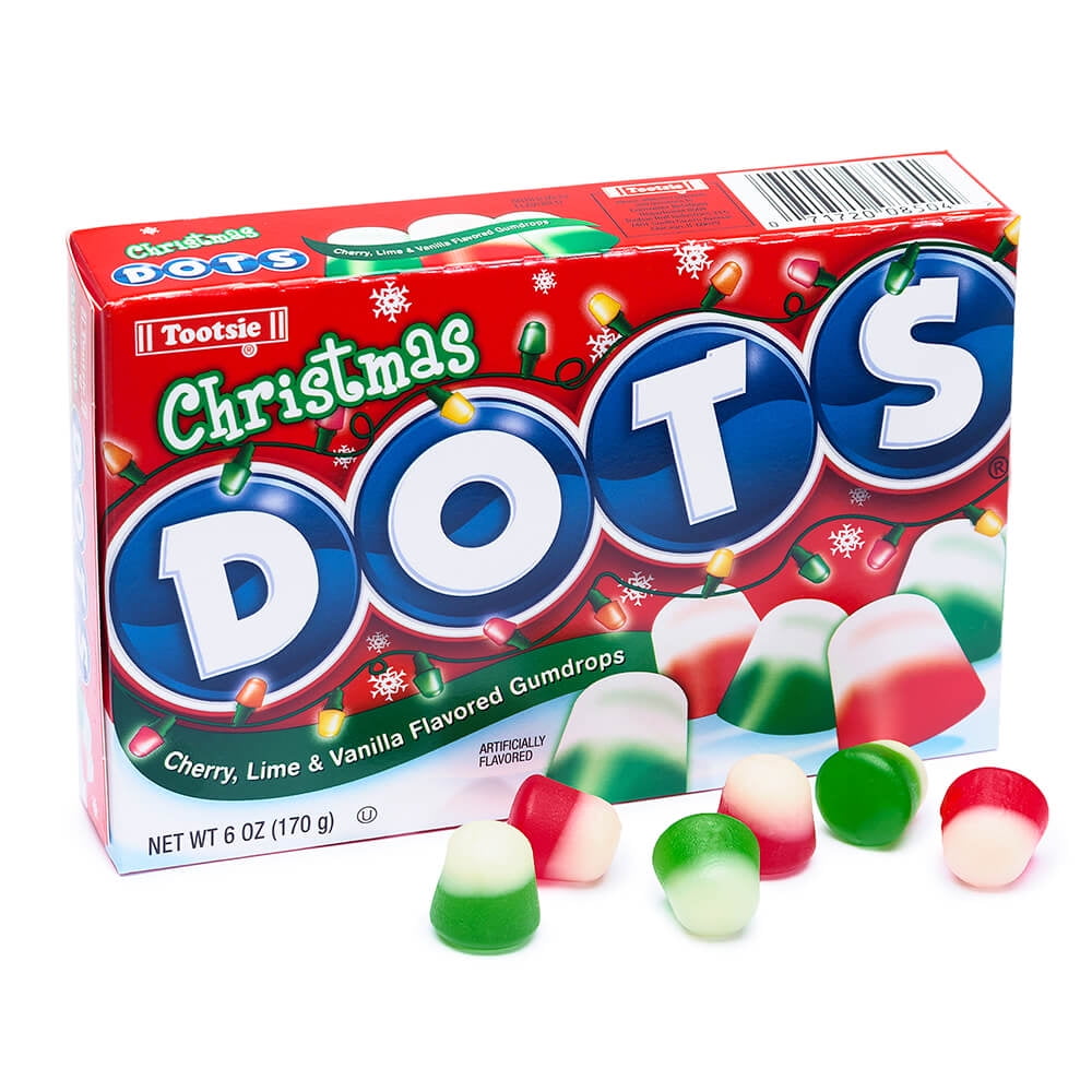 Christmas Dots Candy 6-Ounce Theater Box - 12 Count Case