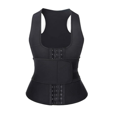

Women s Waist Trainer Vest Slim Corset Neoprene Zipper Design Weight Loss Body Shaper Shirt Breathable