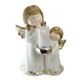 thumbnail image 2 of Northlight 16" White and Brown Angels LED Micro Light Christmas Decor - Battery Operated, 2 of 2