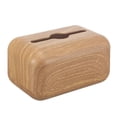 thumbnail image 2 of Funda para caja de pañuelos Jadeshay con veta de madera, 2 of 12