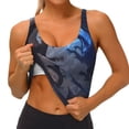 thumbnail image 3 of Balery Black And Blue Lightning Dragon Sujetadores deportivos con espalda cruzada para mujer, acolchados, sin costuras, de alto impacto, ideales para yoga, gimnasio, entrenamiento y fitness.-, 3 of 8